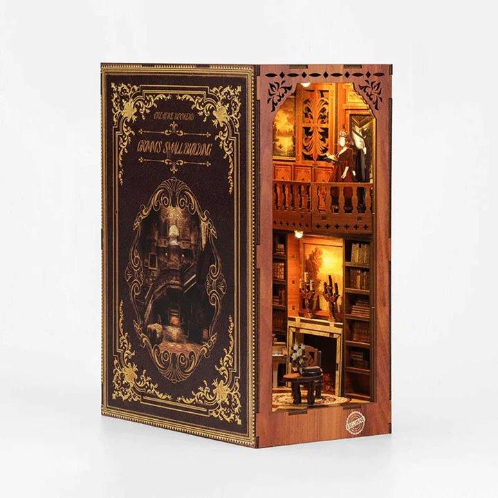 Grimm Cottage DIY Wooden Book Nook | Shelf Insert Decor