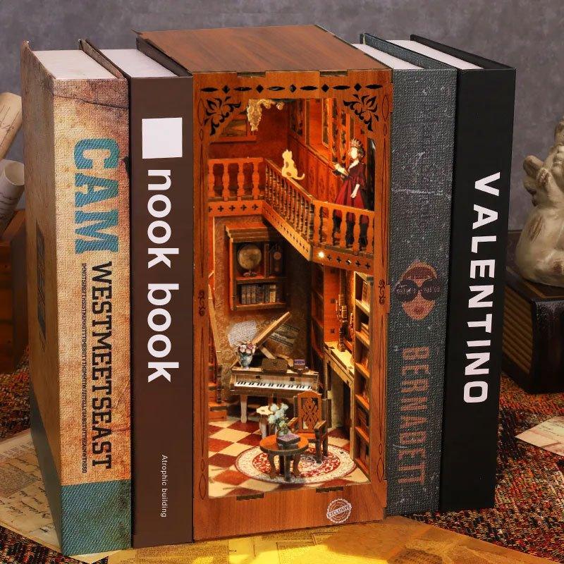 Grimm Cottage DIY Wooden Book Nook | Shelf Insert Decor