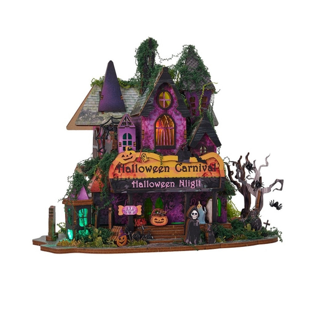 Halloween Night DIY Miniature House Kit