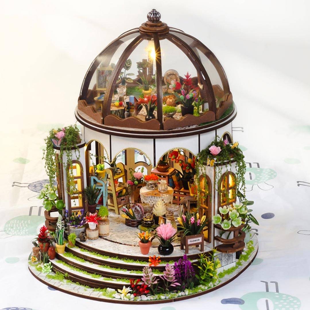 Sky Garden DIY Miniature Dollhouse Kit