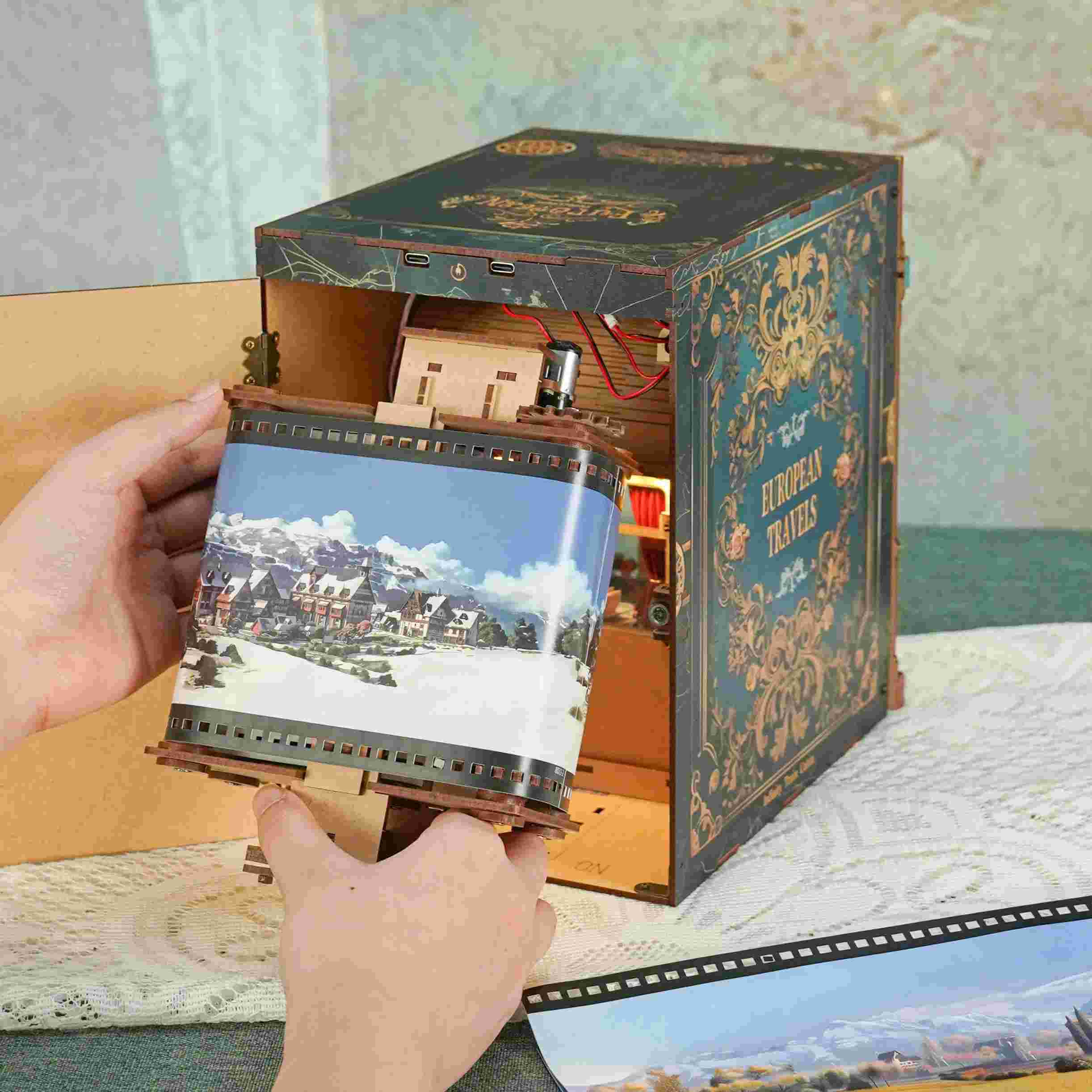 Infinity Train Cabin DIY Book Nook Kit – Travels in Europe
