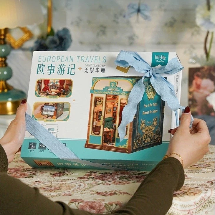 Infinity Train Cabin DIY Book Nook Kit – Travels in Europe
