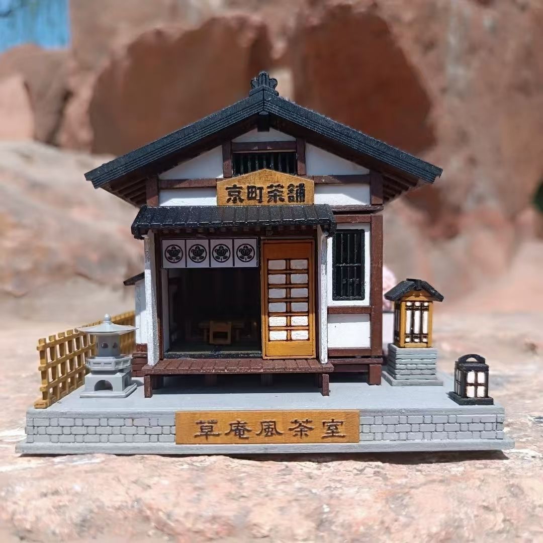 Japanese Tea House DIY Dollhouse Kit