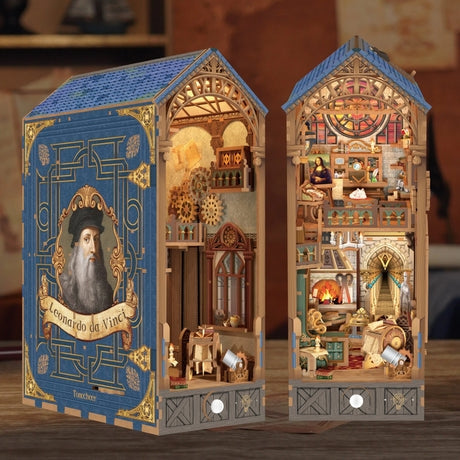 Leonardo Da Vinci DIY Book Nook Kit