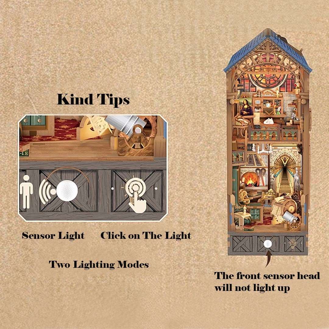 Leonardo Da Vinci DIY Book Nook Kit