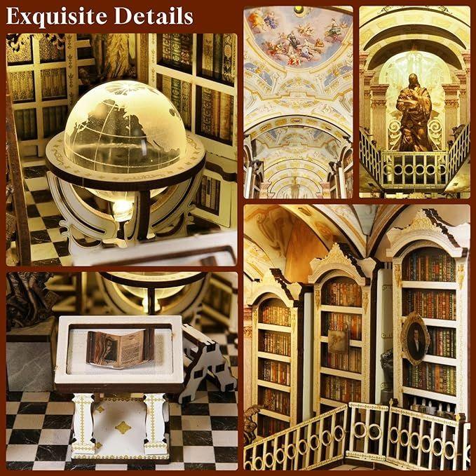 Library of Gods DIY Book Nook Kit | Admont Abbey Library Inspired