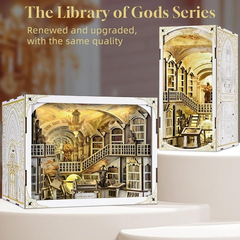 Library of Gods DIY Book Nook Kit | Max Version