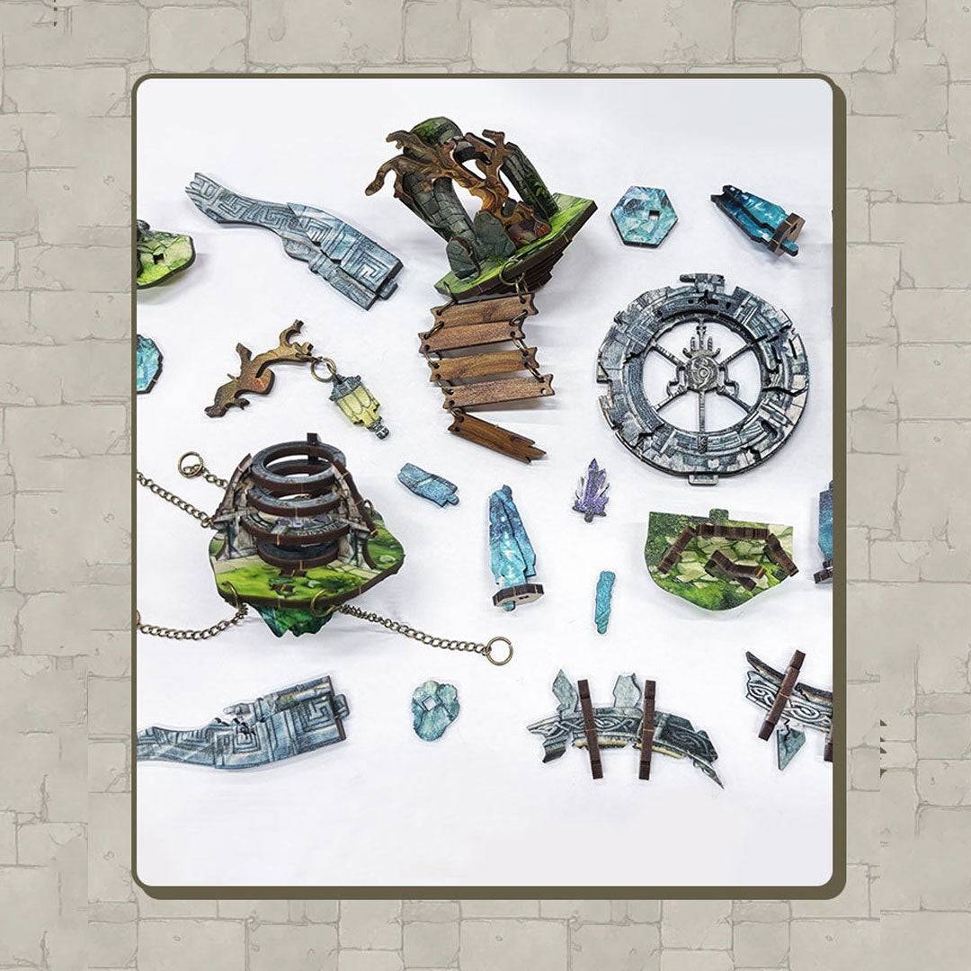 Lost Ruins DIY Wooden Book Nook Kit