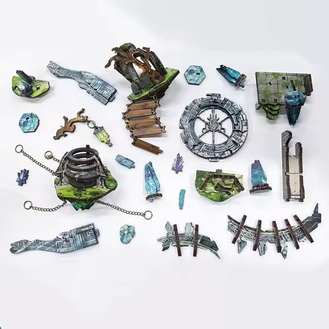 Lost Ruins DIY Wooden Book Nook Kit