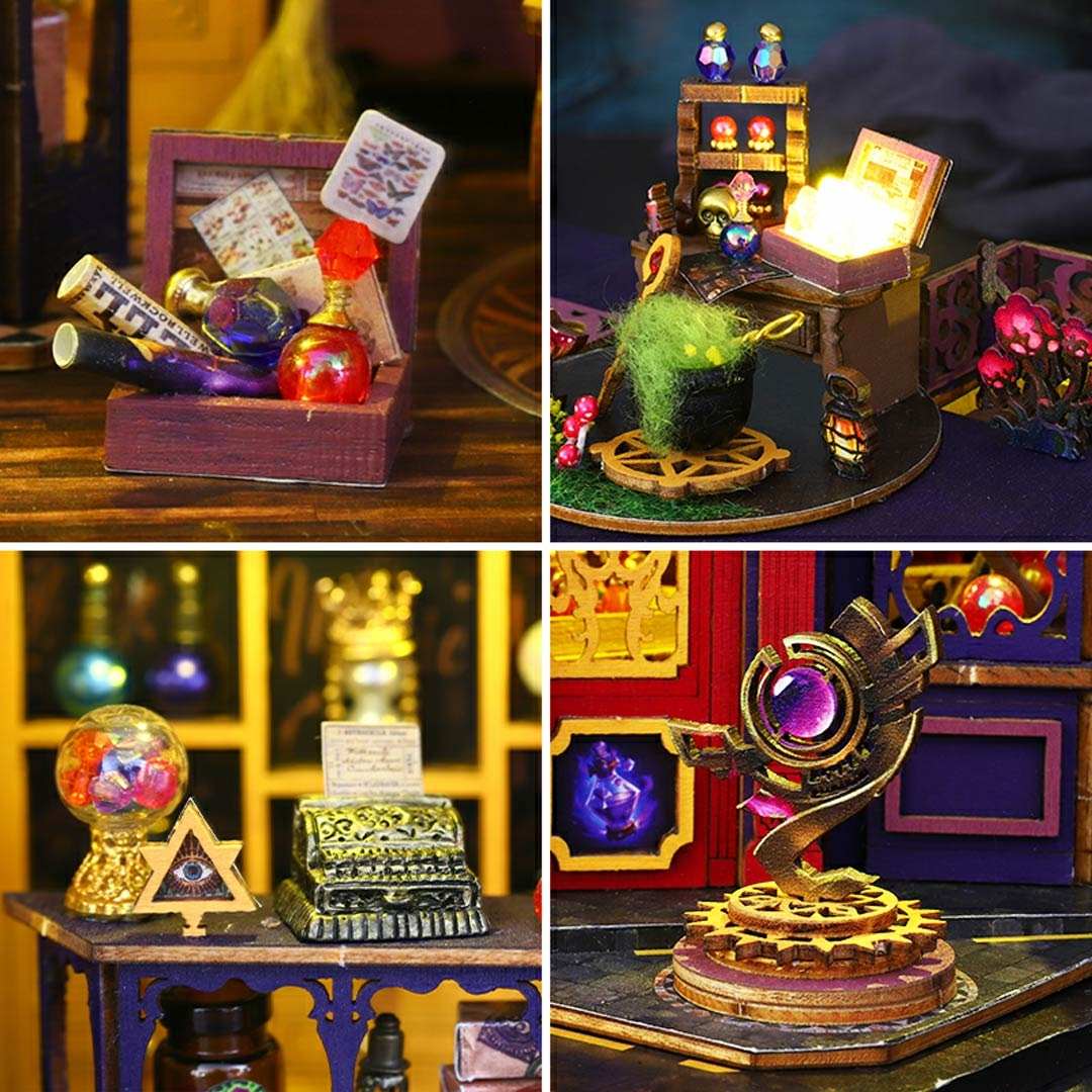 Magic Energy Station DIY Miniature House Kit
