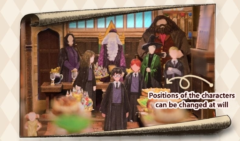 Magic Great Hall DIY Book Nook Kit