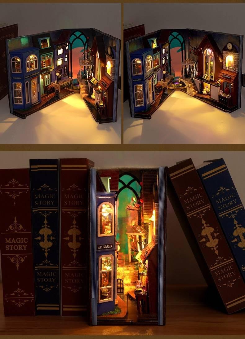 Magic Spell Street DIY Book Nook Shelf Insert