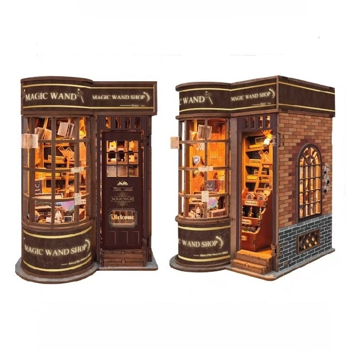 Magic Wand Shop Book Nook Shelf Insert