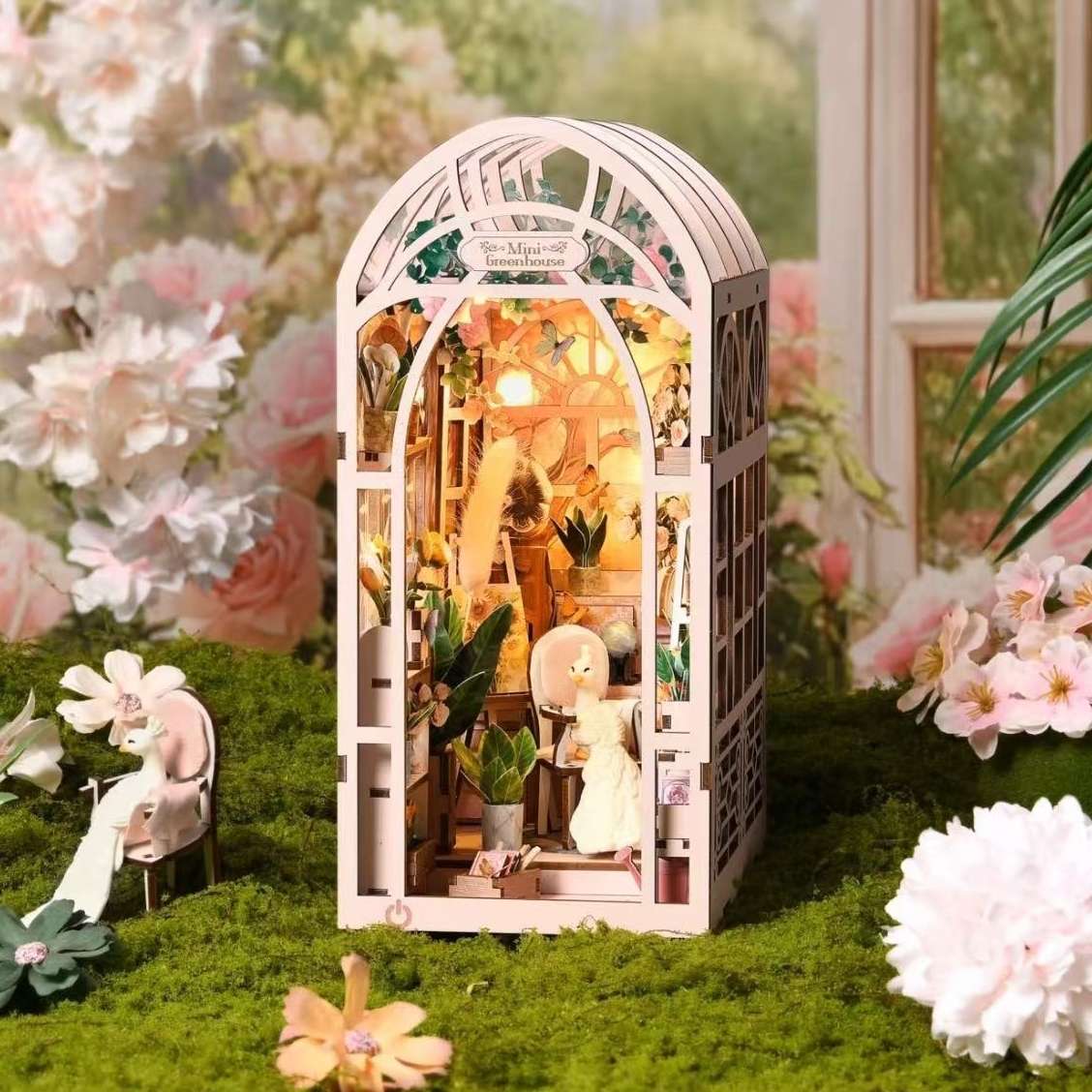 Mini Greenhouse DIY Book Nook Kit