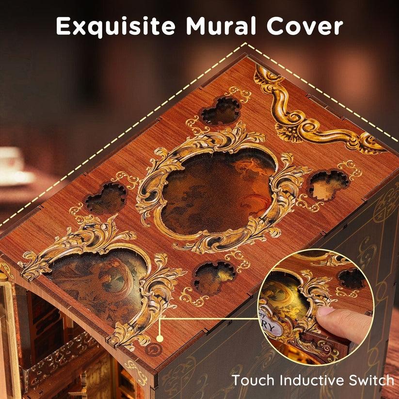 Monastery Library DIY Wooden Book Nook Kit