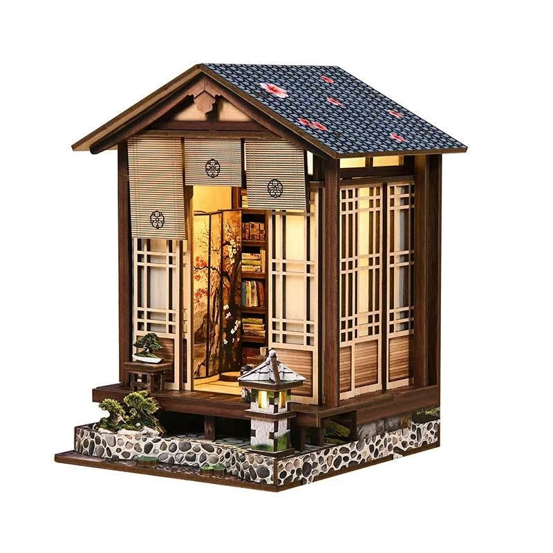 Moss Lantern Zen Garden DIY Book Nook Kit
