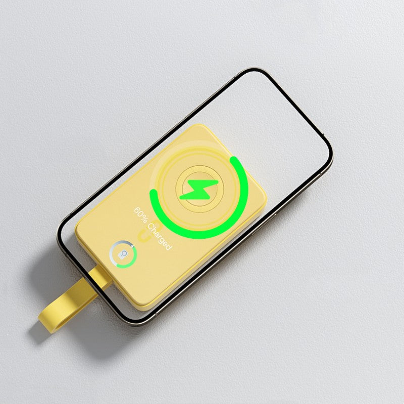 Ultra-Thin Compact Portable Magnetic Wireless Power Bank