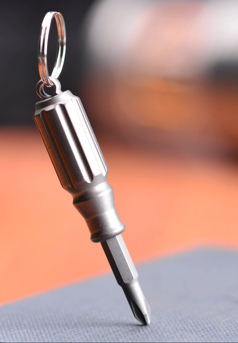 Mini Titanium EDC Screwdriver - Portable Palm Tool