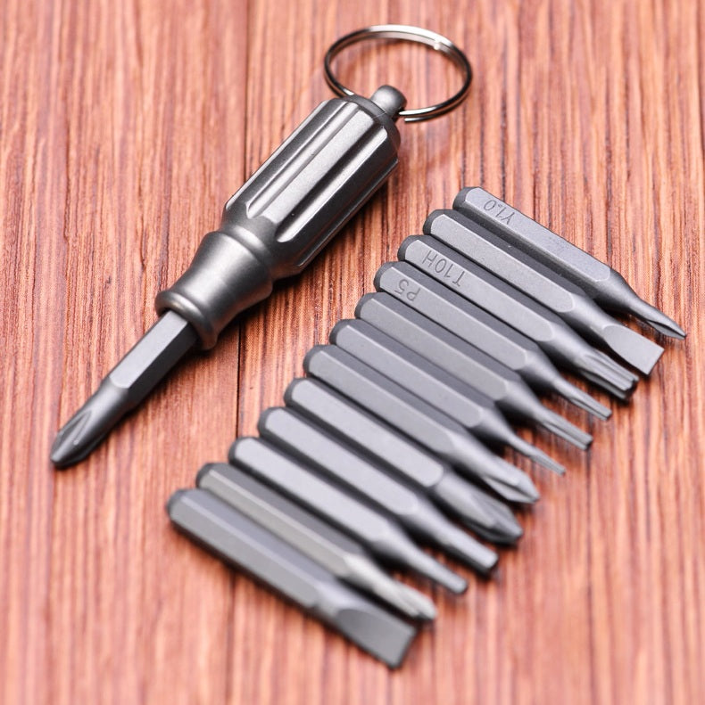Mini Titanium EDC Screwdriver - Portable Palm Tool