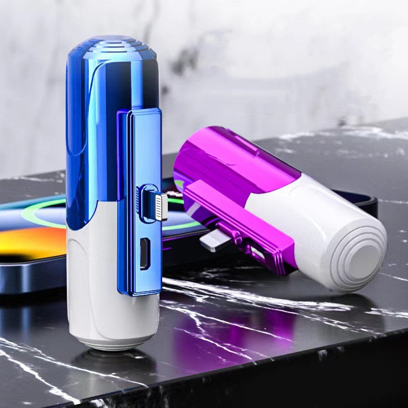 Ultra-Thin And Compact Portable 3300mah Capsule Power Bank