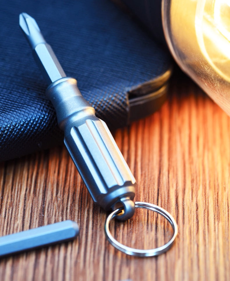 Mini Titanium EDC Screwdriver - Portable Palm Tool