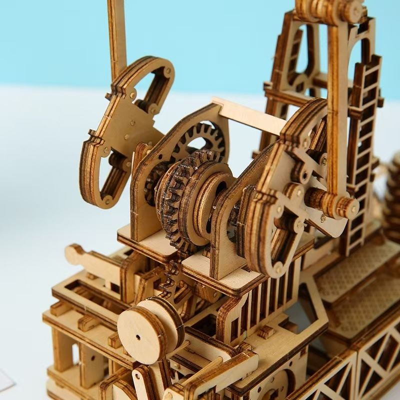 Oil Derrick 3D Wooden Puzzle