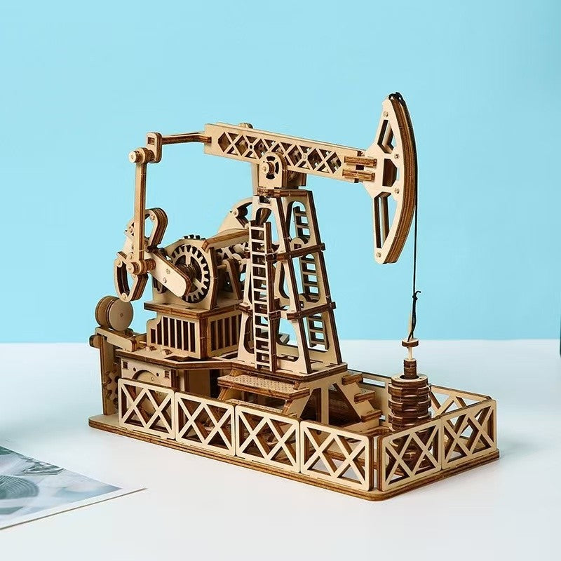 Oil Derrick 3D Wooden Puzzle
