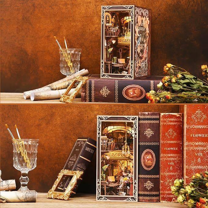 Painter's Day at Dusk DIY Book Nook Kit | Art Nouveau Inspired