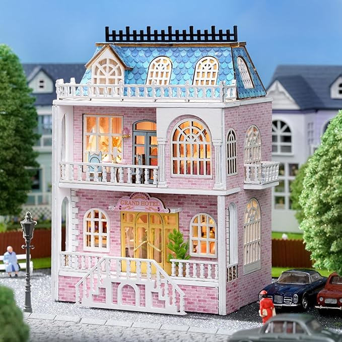 Romantic Castle DIY Miniature House Kit | Mini House