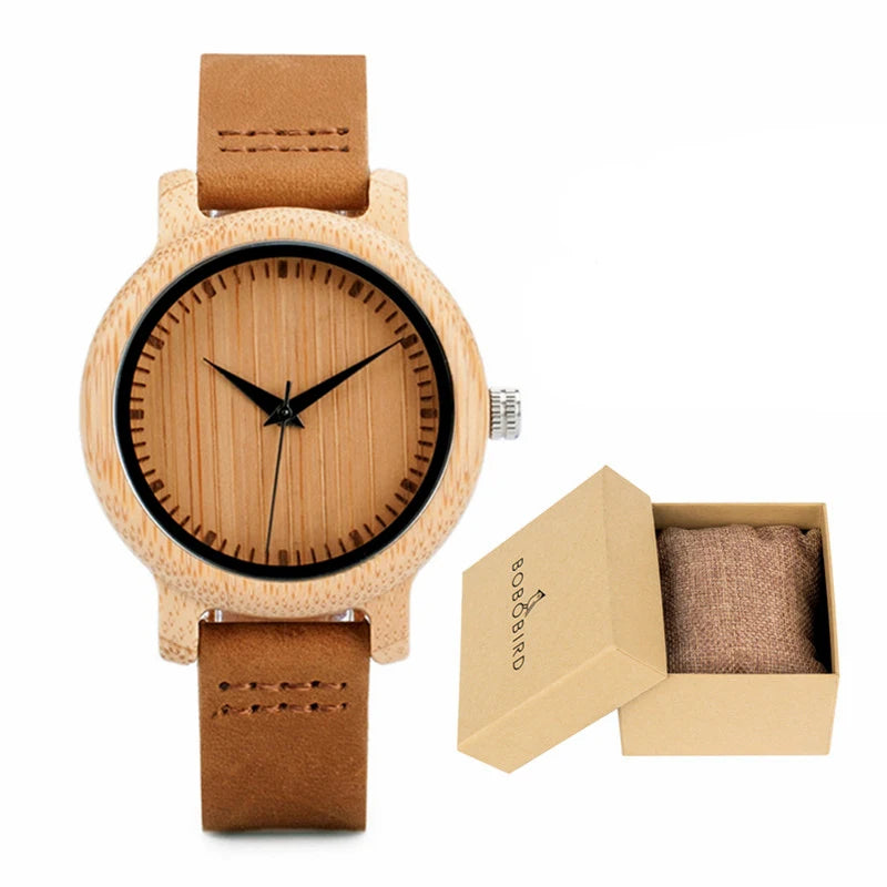 Natural Brown Wooden Watch