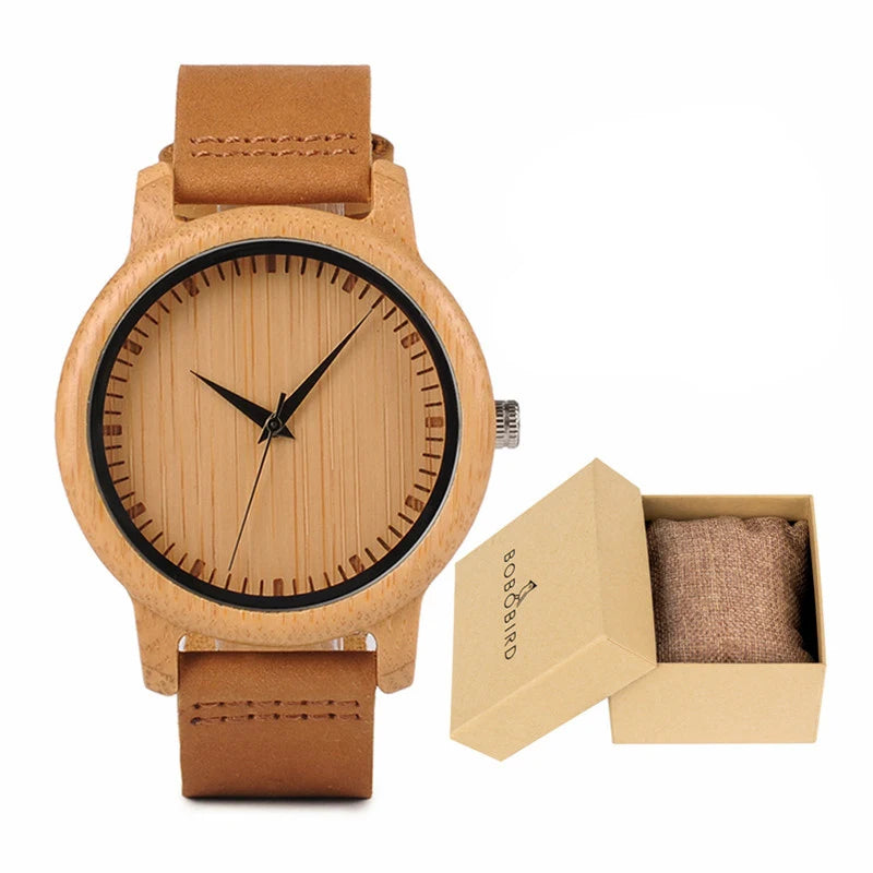 Natural Brown Wooden Watch