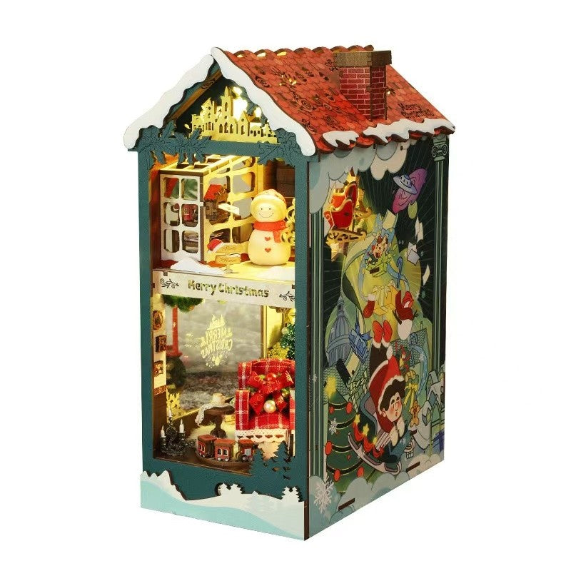 Santa's Christmas House DIY Book Nook Kit