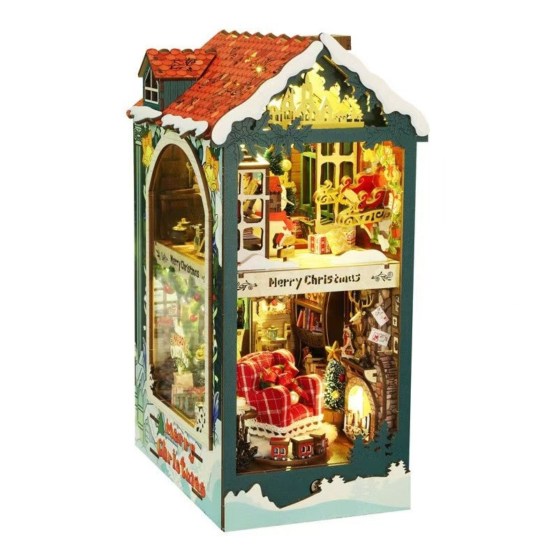 Santa's Christmas House DIY Book Nook Kit