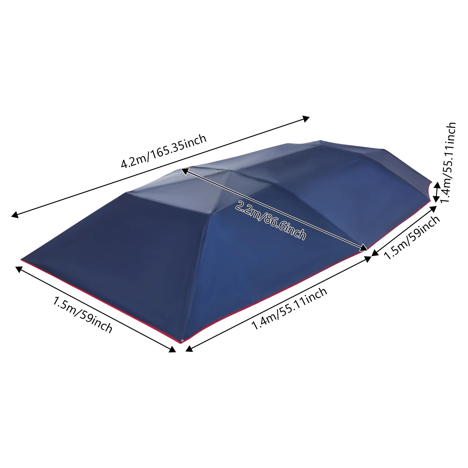 Automatic Car Umbrella Tent All Weather Portable Car Canopy Sun Shade for Outdoor Protection
