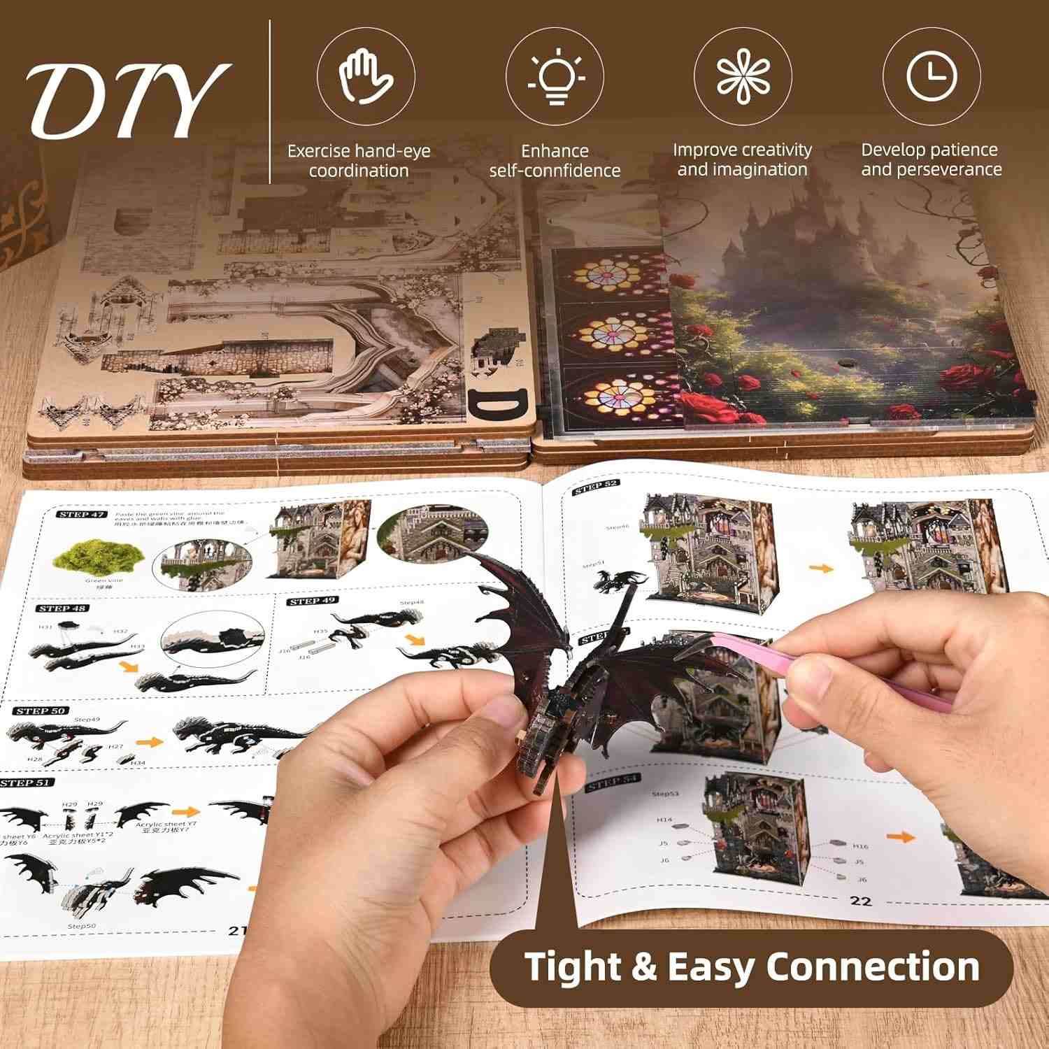 Sleeping Beauty DIY Wooden Book Nook Kit