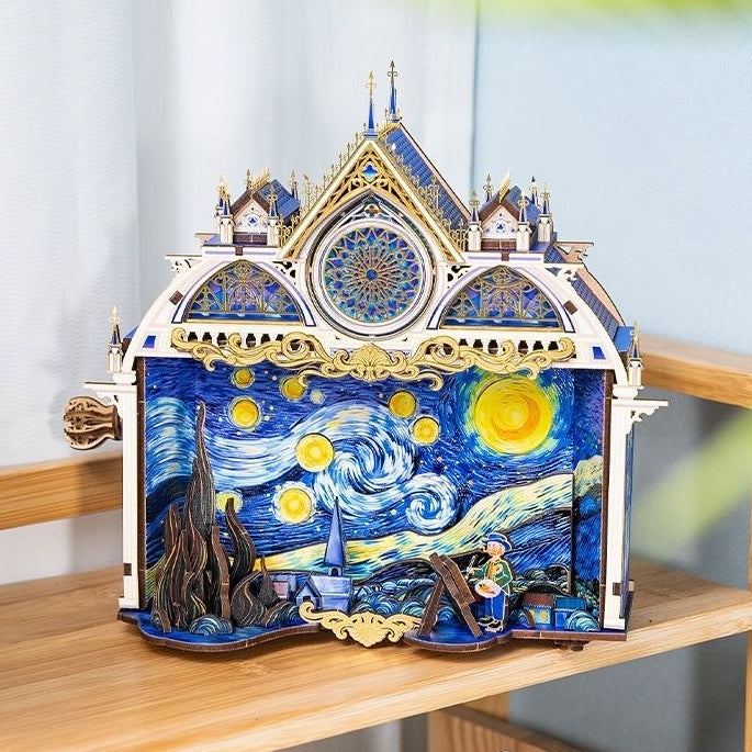 Starry Night 3D Metal Puzzles DIY Assembly Kit