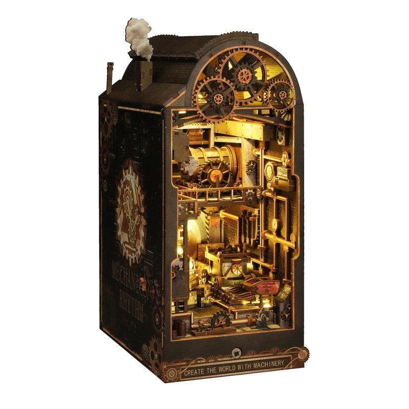 Steampunk World DIY Book Nook Kit | Vintage Mechanical-Punk