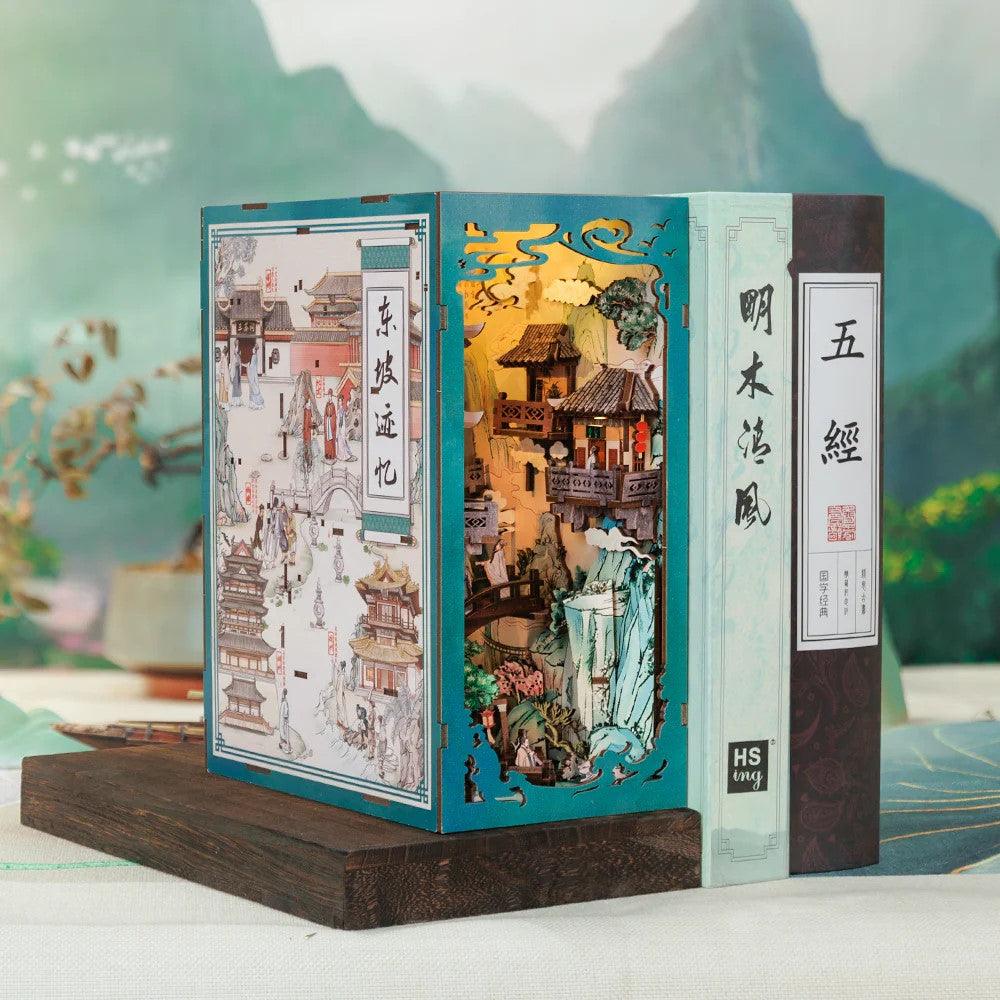 Su Dongpo's Life DIY Book Nook Kit | Bookshelf Inserts