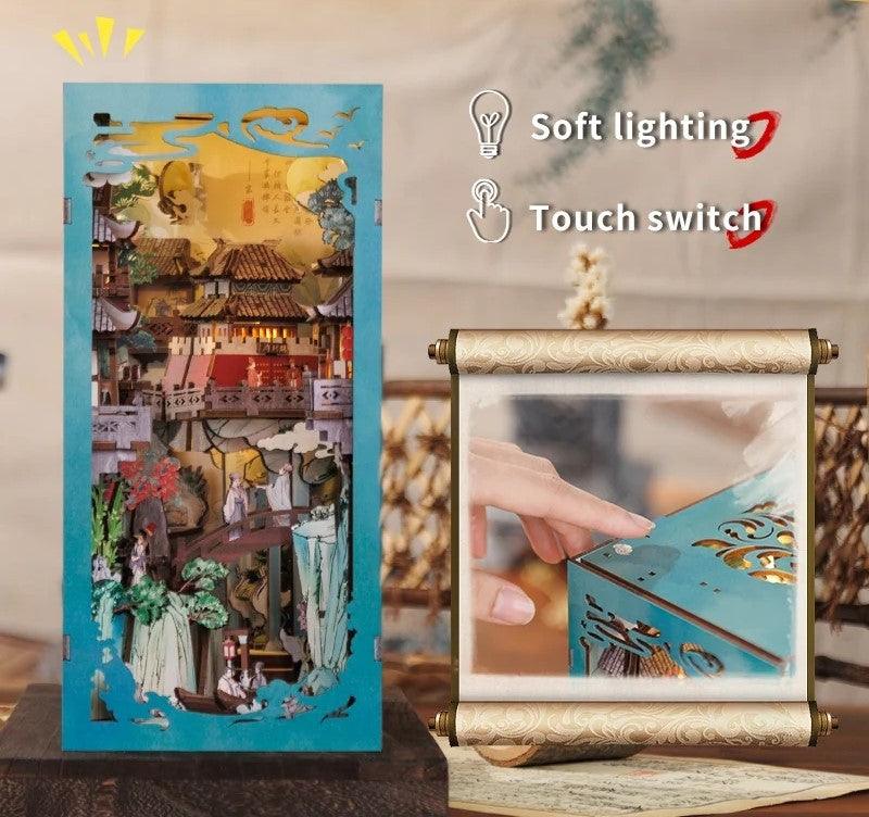 Su Dongpo's Life DIY Book Nook Kit | Bookshelf Inserts