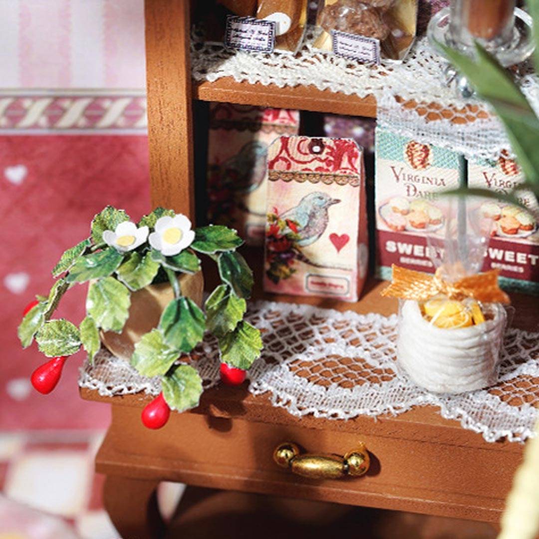 Sweet Berries Time Dessert Shop DIY Dollhouse Kit