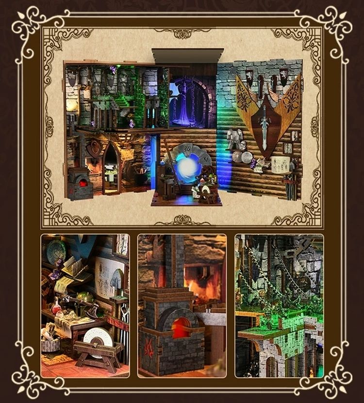 Sword and Magic DIY Book Nook Kit