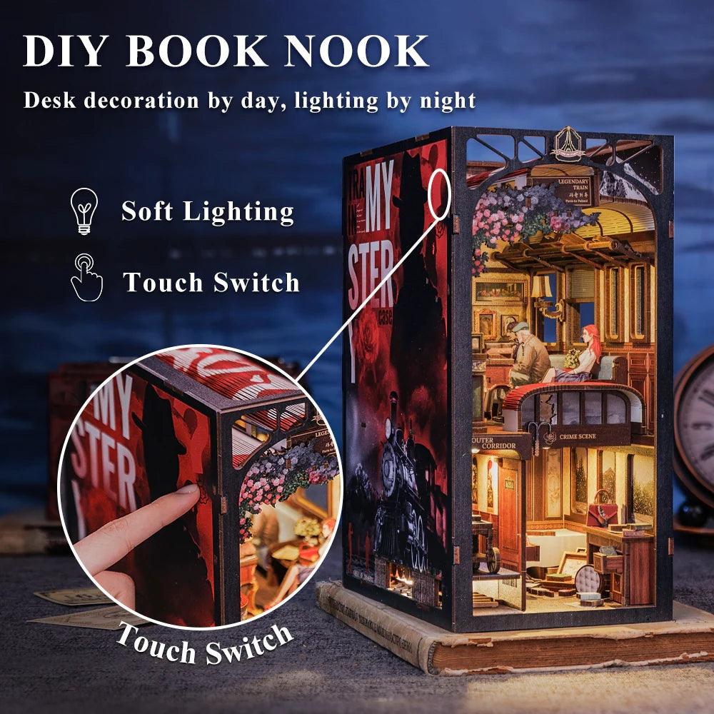Train Mystery Case | DIY Book Nook Kit | Detective Agency Series