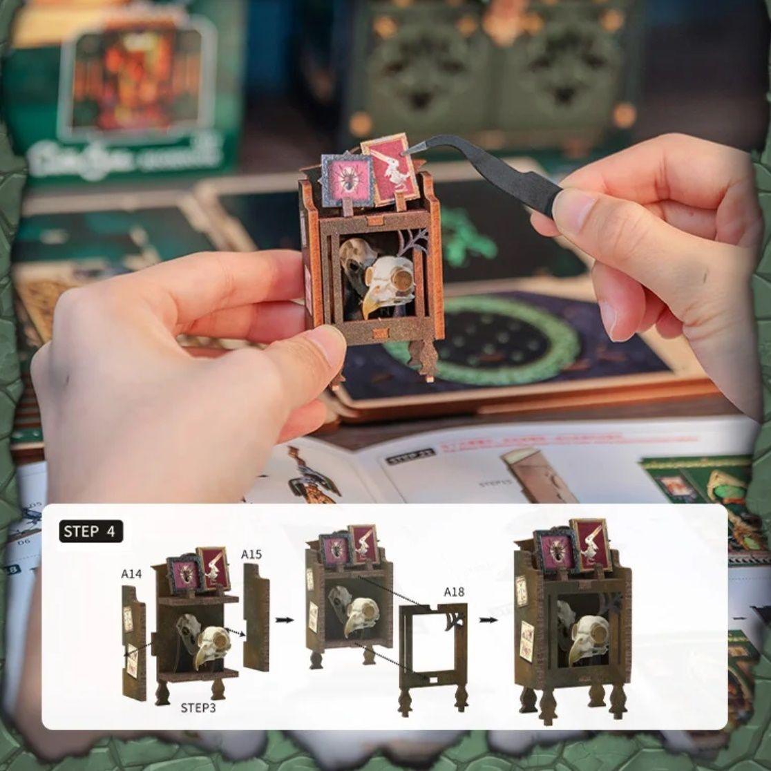 The Darkness Herbarium DIY Book Nook Kit | Mini Magic Shop