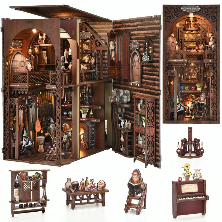 The Dwarfs’ House DIY Book Nook Kit