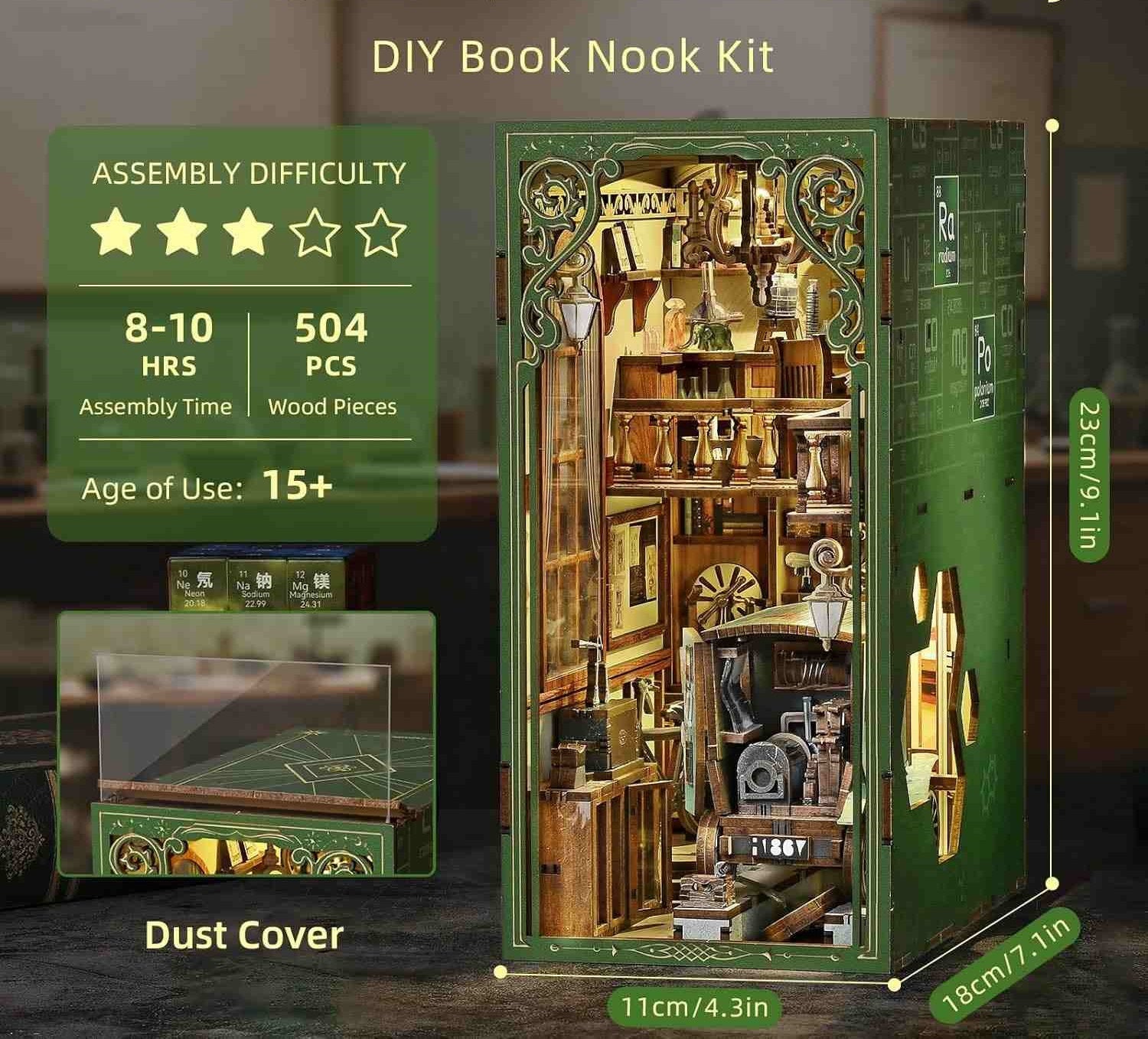 The Radium Lady DIY Book Nook Kit