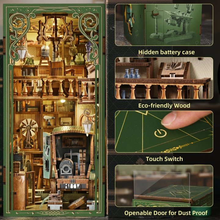 The Radium Lady DIY Book Nook Kit