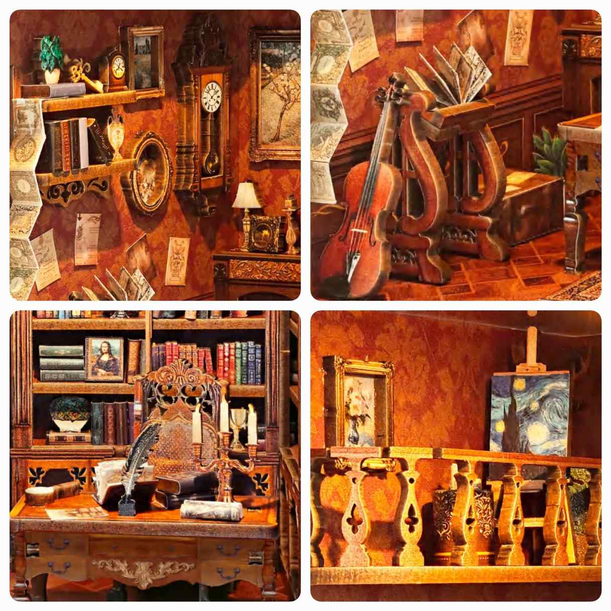 Time Book House DIY Wooden Book Nook Kit