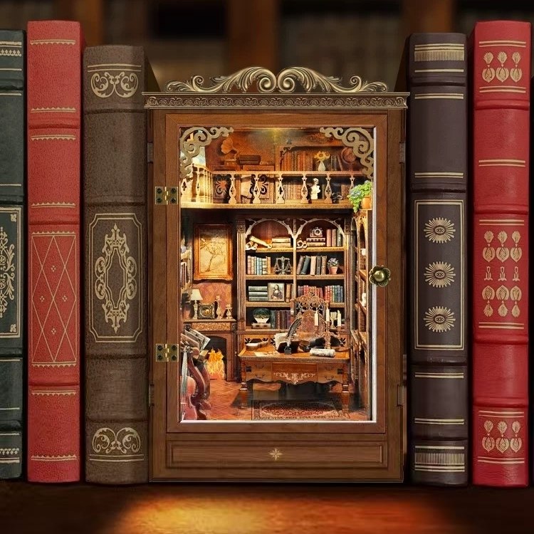 Time Book House DIY Wooden Book Nook Kit