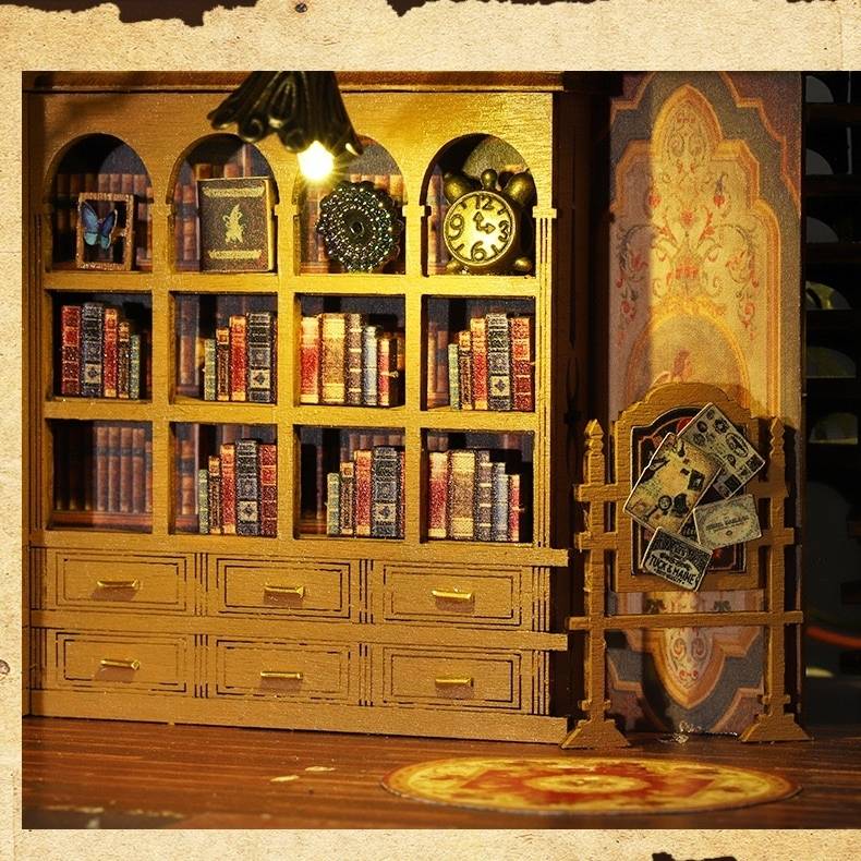 Twilight Bookstore DIY Miniature House Kit