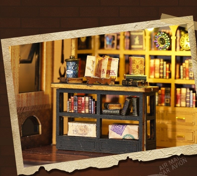 Twilight Bookstore DIY Miniature House Kit